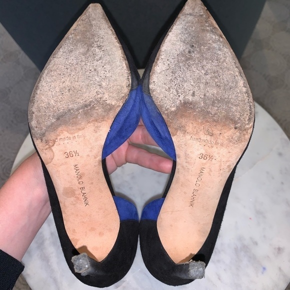 MANOLO Blahnik ‘Colette’ Half d’Orsay Pump - Picture 7 of 9